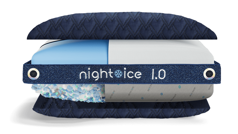 Night Ice Pillow Cross Section - Layer Breakdown